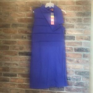 Tory Burch Milano Duncan Tie Neck Dress - L